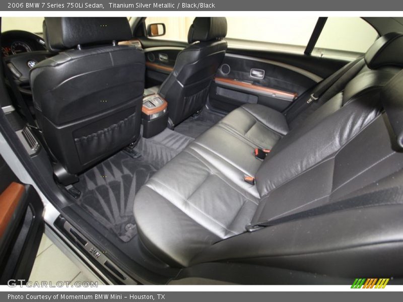 Titanium Silver Metallic / Black/Black 2006 BMW 7 Series 750Li Sedan