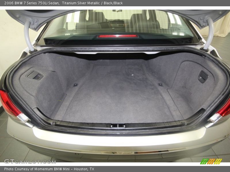 Titanium Silver Metallic / Black/Black 2006 BMW 7 Series 750Li Sedan