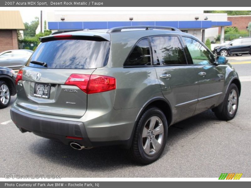 Desert Rock Metallic / Taupe 2007 Acura MDX Sport