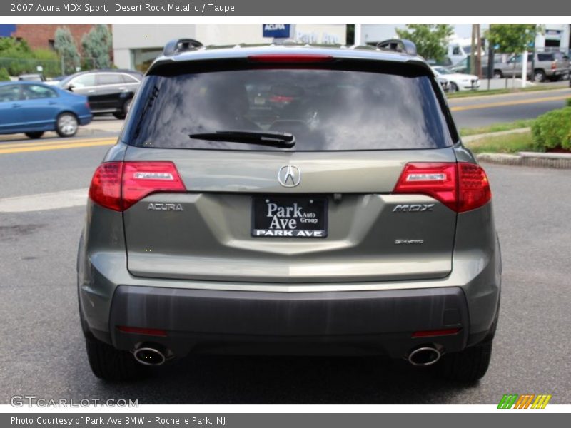 Desert Rock Metallic / Taupe 2007 Acura MDX Sport
