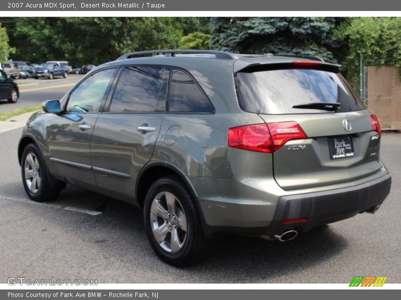 Desert Rock Metallic / Taupe 2007 Acura MDX Sport