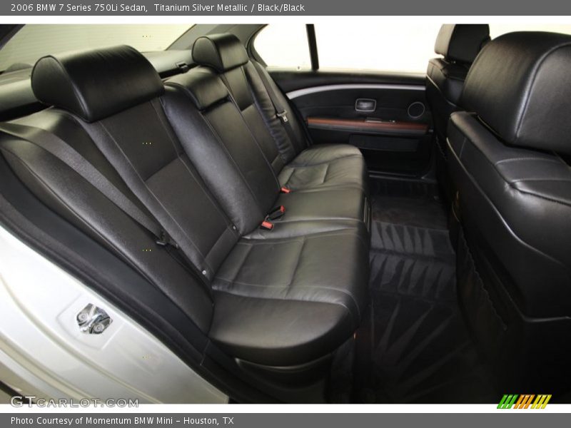 Titanium Silver Metallic / Black/Black 2006 BMW 7 Series 750Li Sedan