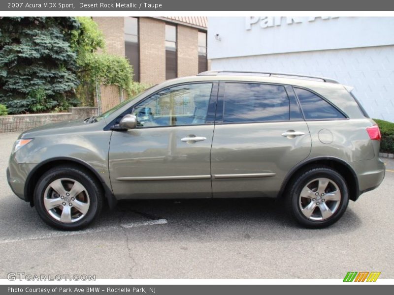 Desert Rock Metallic / Taupe 2007 Acura MDX Sport