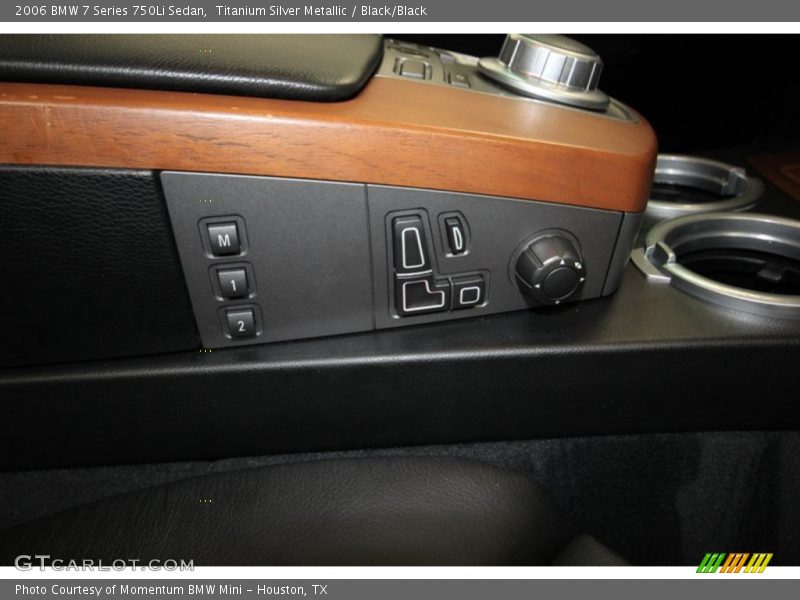 Titanium Silver Metallic / Black/Black 2006 BMW 7 Series 750Li Sedan