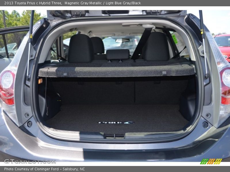 Magnetic Gray Metallic / Light Blue Gray/Black 2013 Toyota Prius c Hybrid Three