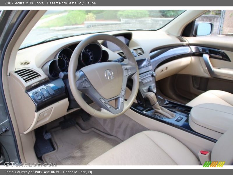 Desert Rock Metallic / Taupe 2007 Acura MDX Sport