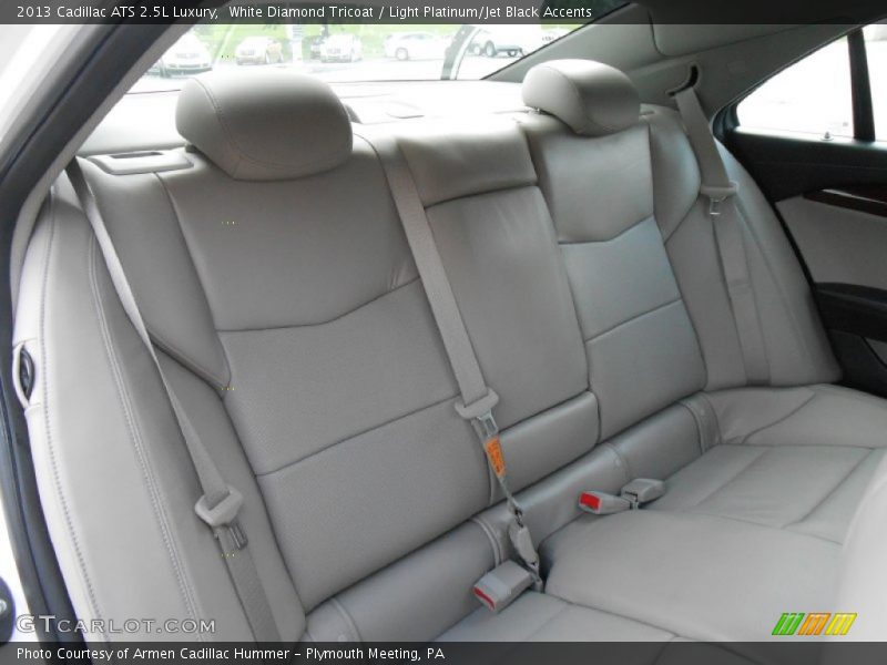 White Diamond Tricoat / Light Platinum/Jet Black Accents 2013 Cadillac ATS 2.5L Luxury