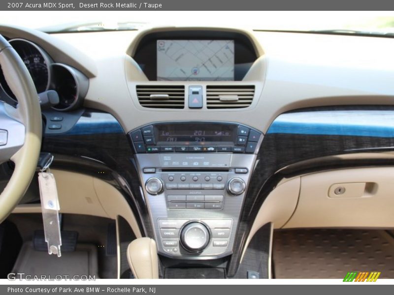 Desert Rock Metallic / Taupe 2007 Acura MDX Sport