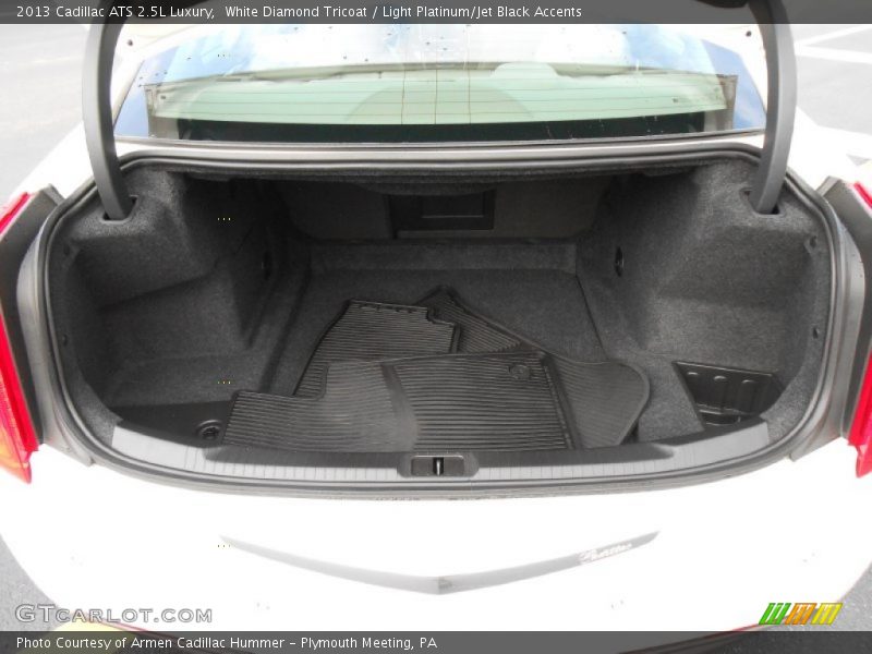 White Diamond Tricoat / Light Platinum/Jet Black Accents 2013 Cadillac ATS 2.5L Luxury