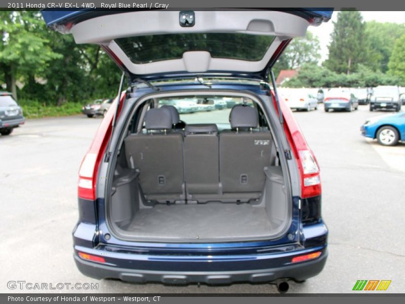 Royal Blue Pearl / Gray 2011 Honda CR-V EX-L 4WD