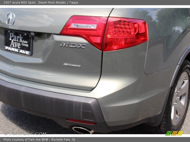 Desert Rock Metallic / Taupe 2007 Acura MDX Sport