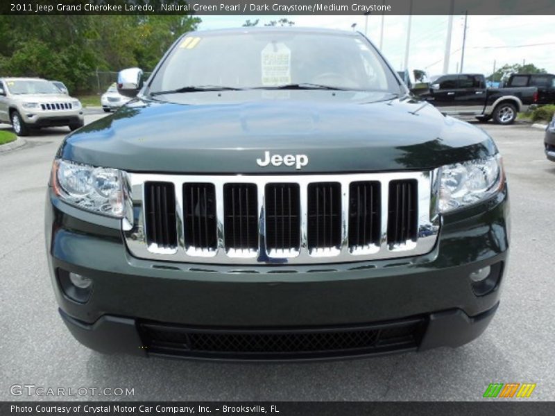 Natural Green Pearl / Dark Graystone/Medium Graystone 2011 Jeep Grand Cherokee Laredo