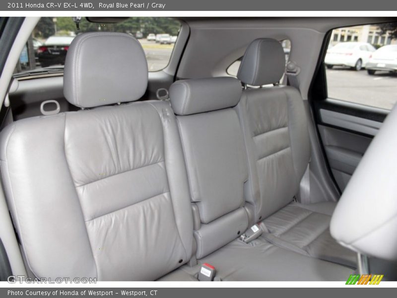 Royal Blue Pearl / Gray 2011 Honda CR-V EX-L 4WD