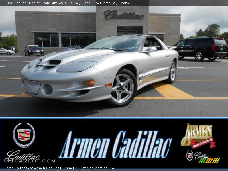 Bright Silver Metallic / Ebony 2000 Pontiac Firebird Trans Am WS-6 Coupe