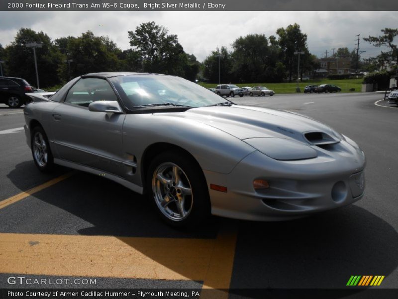 Bright Silver Metallic / Ebony 2000 Pontiac Firebird Trans Am WS-6 Coupe