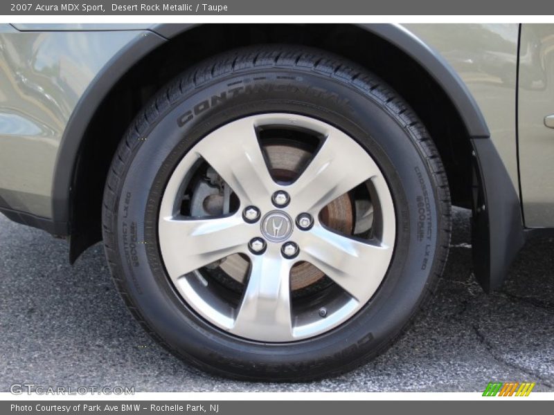 Desert Rock Metallic / Taupe 2007 Acura MDX Sport