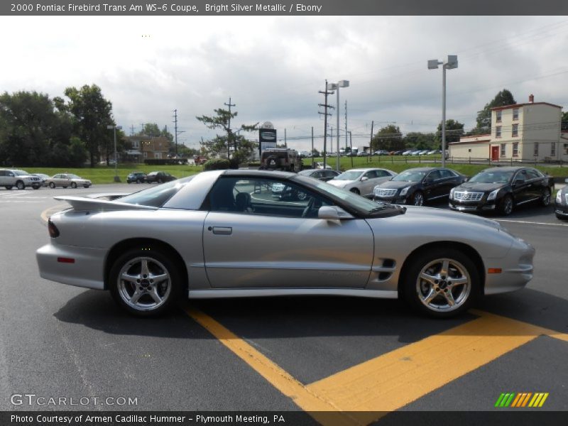 Bright Silver Metallic / Ebony 2000 Pontiac Firebird Trans Am WS-6 Coupe