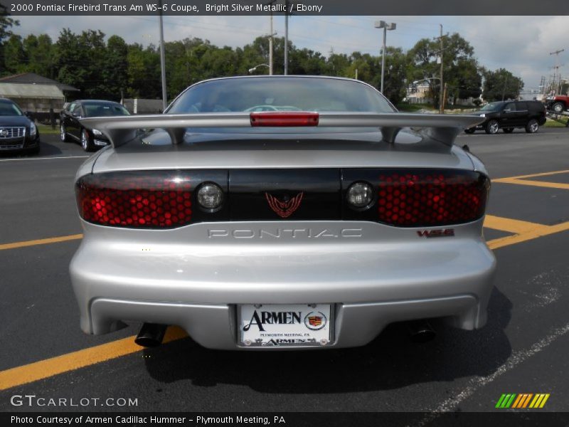 Bright Silver Metallic / Ebony 2000 Pontiac Firebird Trans Am WS-6 Coupe