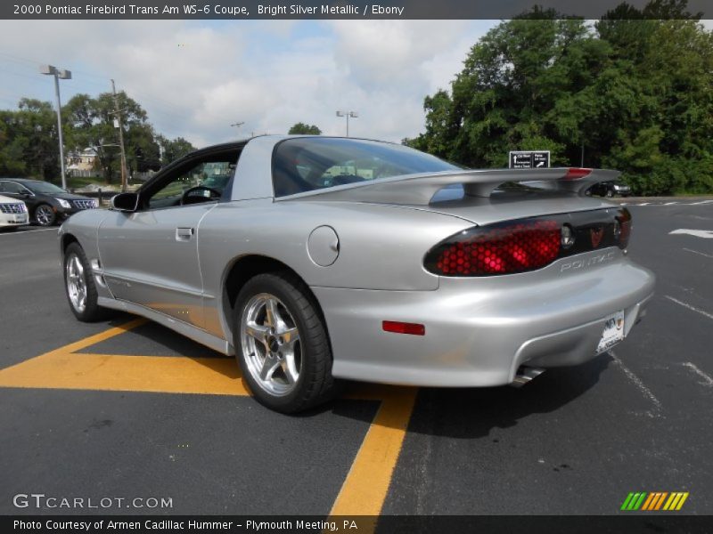 Bright Silver Metallic / Ebony 2000 Pontiac Firebird Trans Am WS-6 Coupe