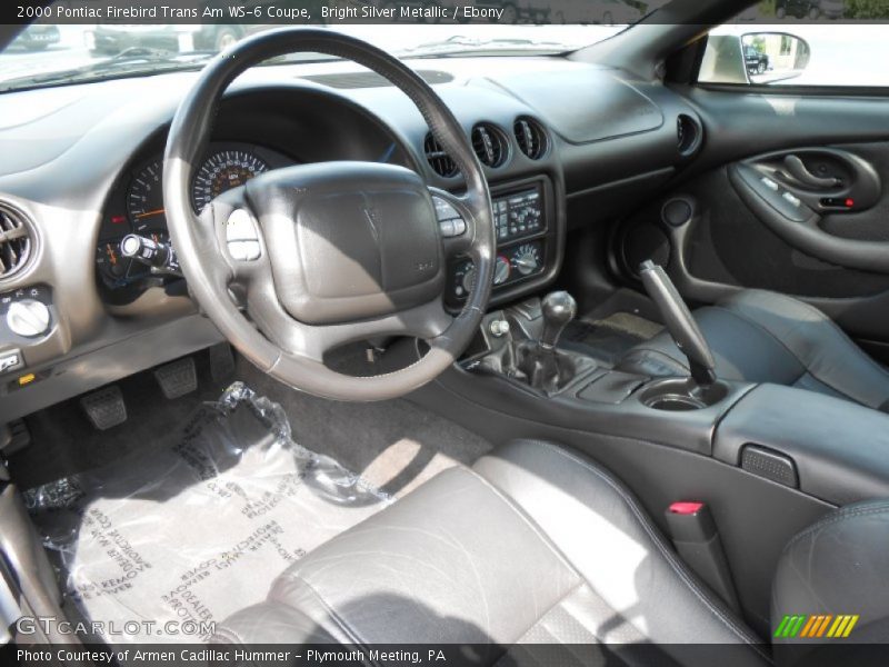 Ebony Interior - 2000 Firebird Trans Am WS-6 Coupe 