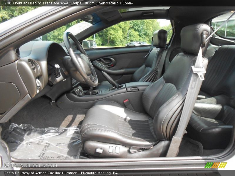 Front Seat of 2000 Firebird Trans Am WS-6 Coupe