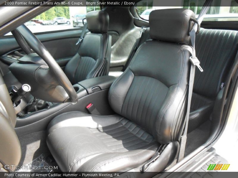Front Seat of 2000 Firebird Trans Am WS-6 Coupe