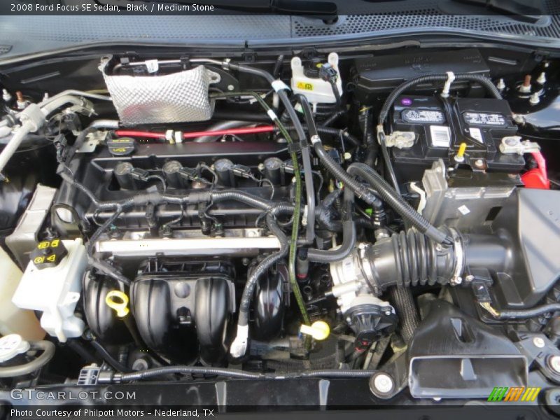 Black / Medium Stone 2008 Ford Focus SE Sedan