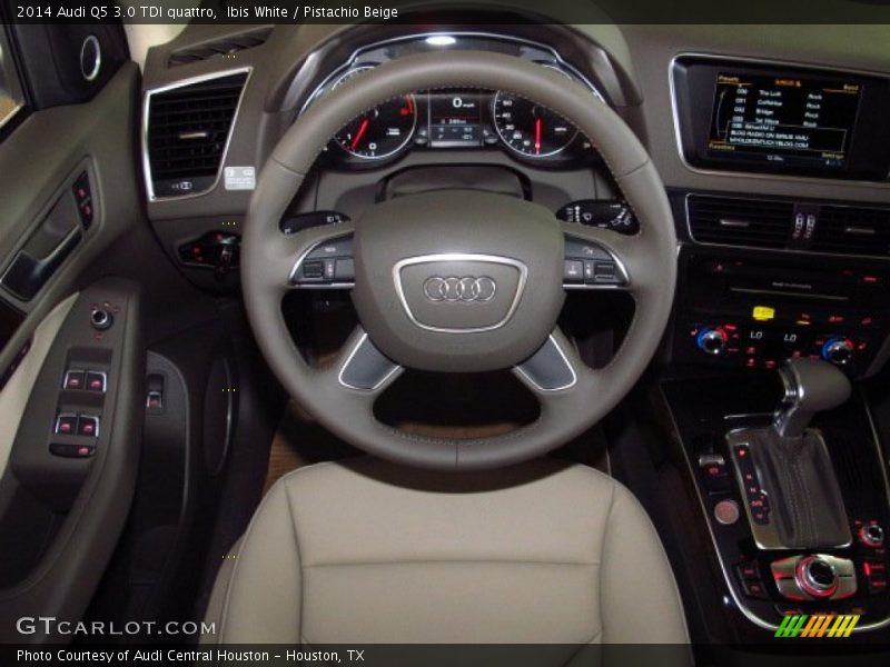 Ibis White / Pistachio Beige 2014 Audi Q5 3.0 TDI quattro