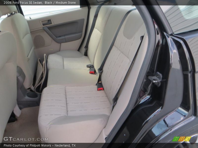Black / Medium Stone 2008 Ford Focus SE Sedan