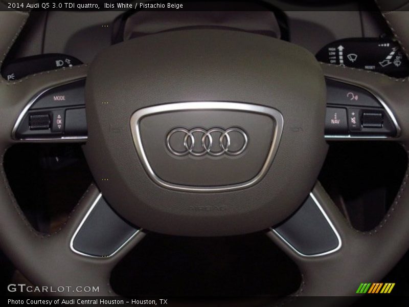 Ibis White / Pistachio Beige 2014 Audi Q5 3.0 TDI quattro