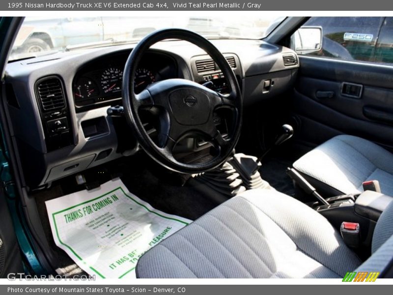  1995 Hardbody Truck XE V6 Extended Cab 4x4 Gray Interior
