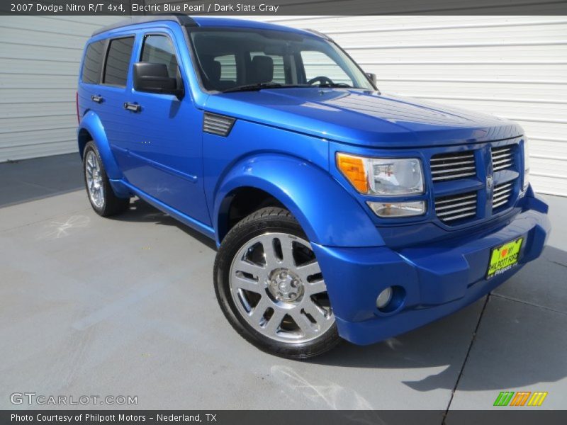 Electric Blue Pearl / Dark Slate Gray 2007 Dodge Nitro R/T 4x4