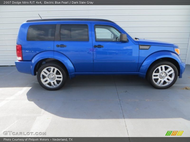Electric Blue Pearl / Dark Slate Gray 2007 Dodge Nitro R/T 4x4