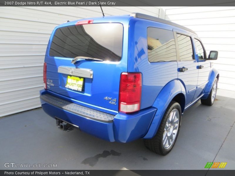 Electric Blue Pearl / Dark Slate Gray 2007 Dodge Nitro R/T 4x4