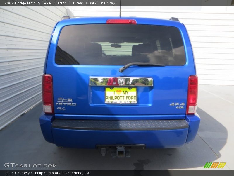 Electric Blue Pearl / Dark Slate Gray 2007 Dodge Nitro R/T 4x4