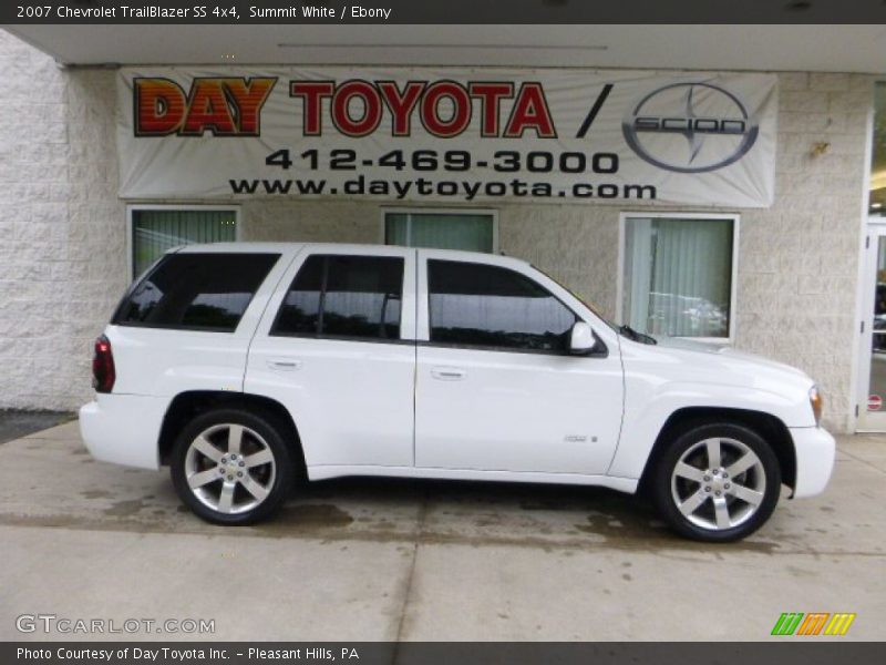 Summit White / Ebony 2007 Chevrolet TrailBlazer SS 4x4