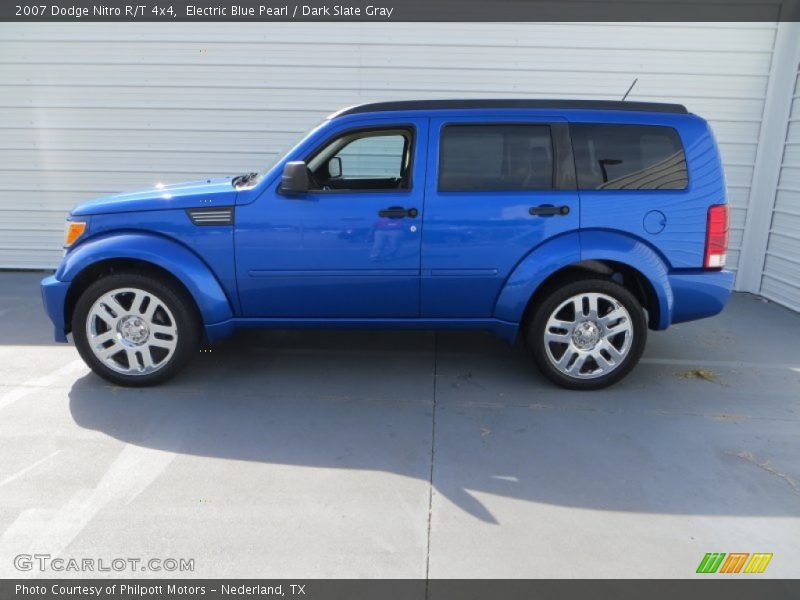 Electric Blue Pearl / Dark Slate Gray 2007 Dodge Nitro R/T 4x4