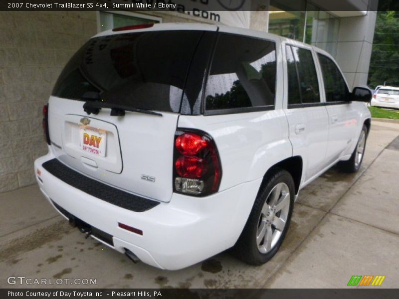 Summit White / Ebony 2007 Chevrolet TrailBlazer SS 4x4