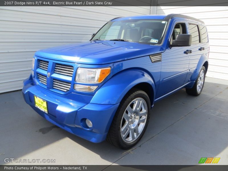 Electric Blue Pearl / Dark Slate Gray 2007 Dodge Nitro R/T 4x4