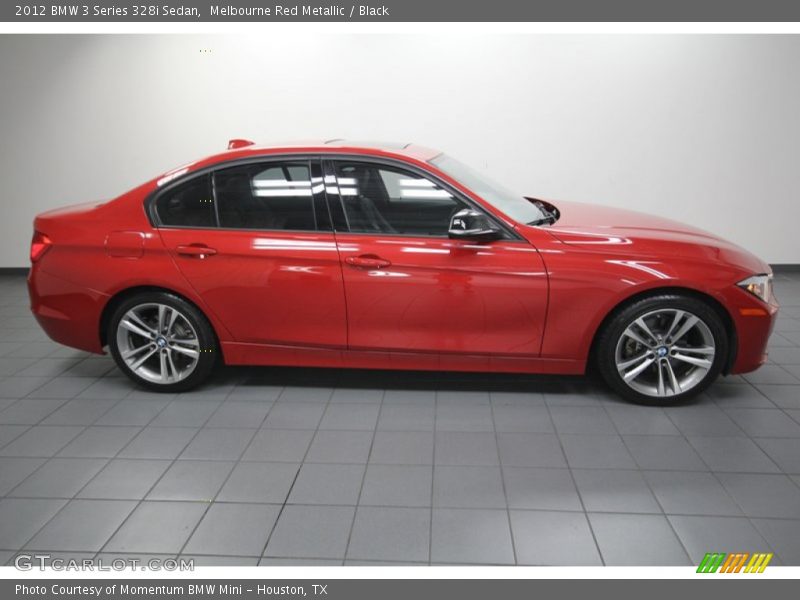 Melbourne Red Metallic / Black 2012 BMW 3 Series 328i Sedan