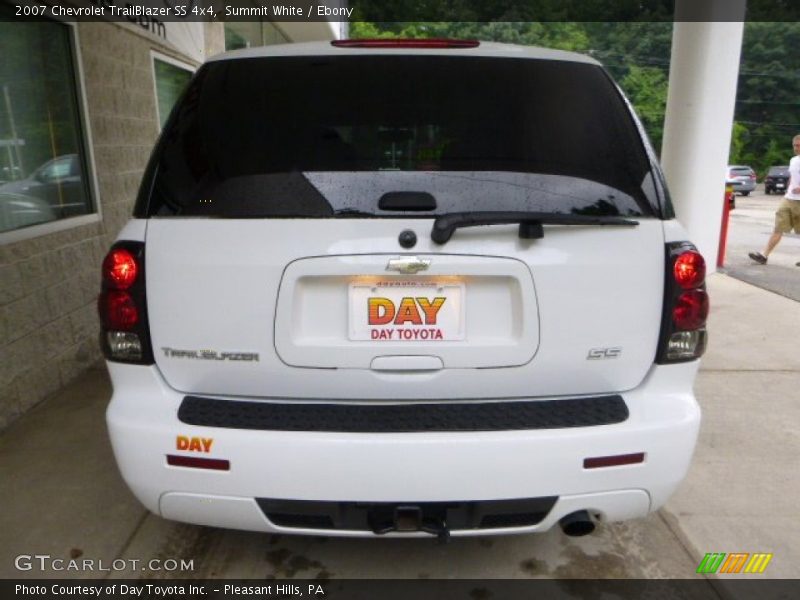Summit White / Ebony 2007 Chevrolet TrailBlazer SS 4x4