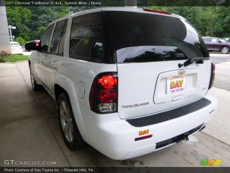 Summit White / Ebony 2007 Chevrolet TrailBlazer SS 4x4
