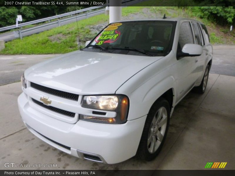 Summit White / Ebony 2007 Chevrolet TrailBlazer SS 4x4