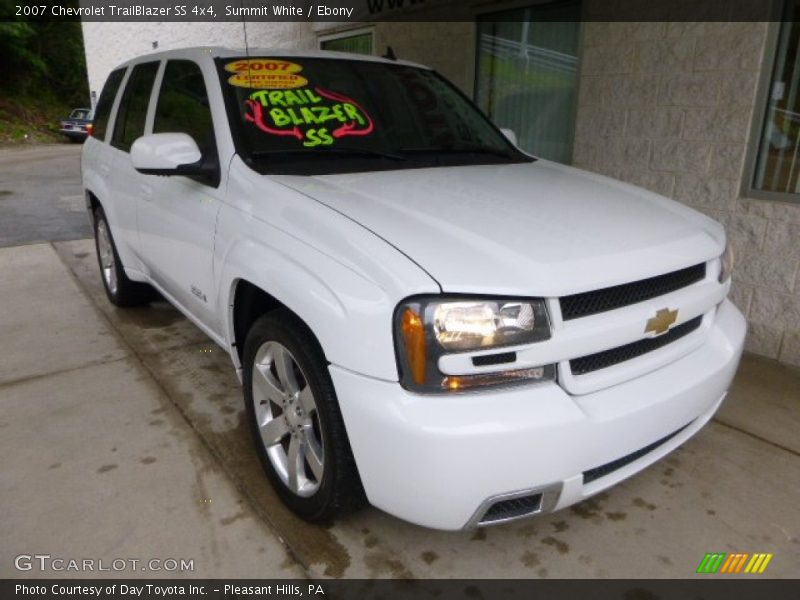 Summit White / Ebony 2007 Chevrolet TrailBlazer SS 4x4