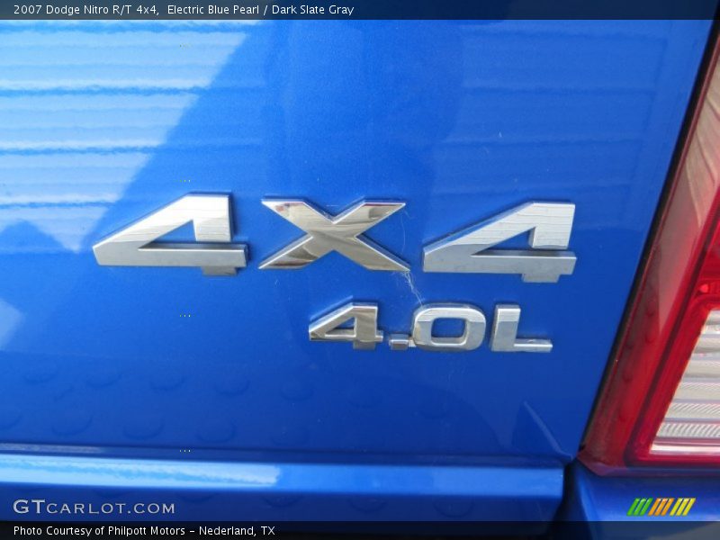 Electric Blue Pearl / Dark Slate Gray 2007 Dodge Nitro R/T 4x4