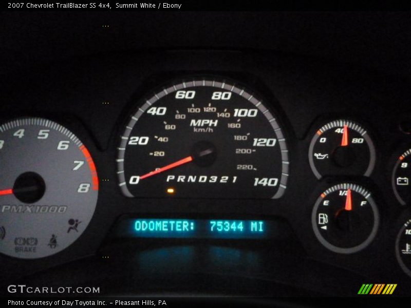 Summit White / Ebony 2007 Chevrolet TrailBlazer SS 4x4