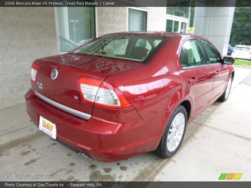 Vivid Red Metallic / Camel 2006 Mercury Milan V6 Premier
