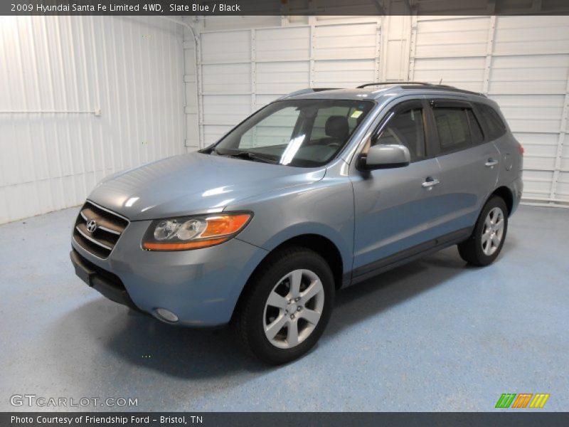 Slate Blue / Black 2009 Hyundai Santa Fe Limited 4WD