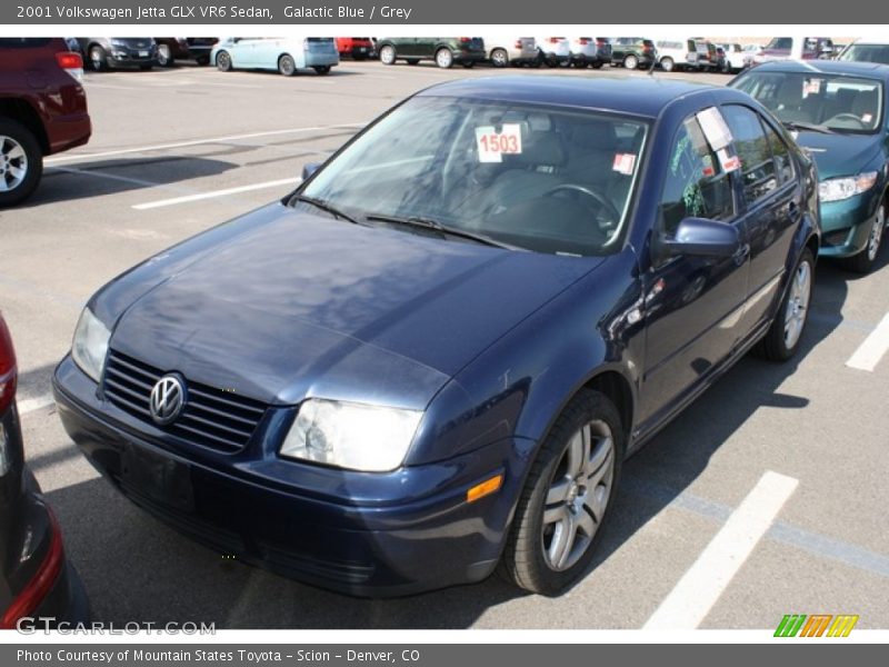 Galactic Blue / Grey 2001 Volkswagen Jetta GLX VR6 Sedan