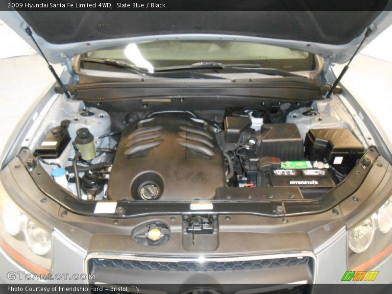 Slate Blue / Black 2009 Hyundai Santa Fe Limited 4WD